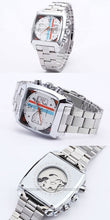 
                        
                          將圖片載入圖庫檢視器 Fanmis Mens Automatic Analog Oblong Date Silver Stainless Steel Wrist Watch Business Luminous Watch
                        
                      