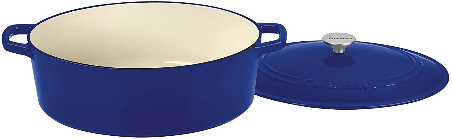 Cuisinart Cast Iron Casserole, Terracotta Orange, 7-Quart - JOY2ESpree