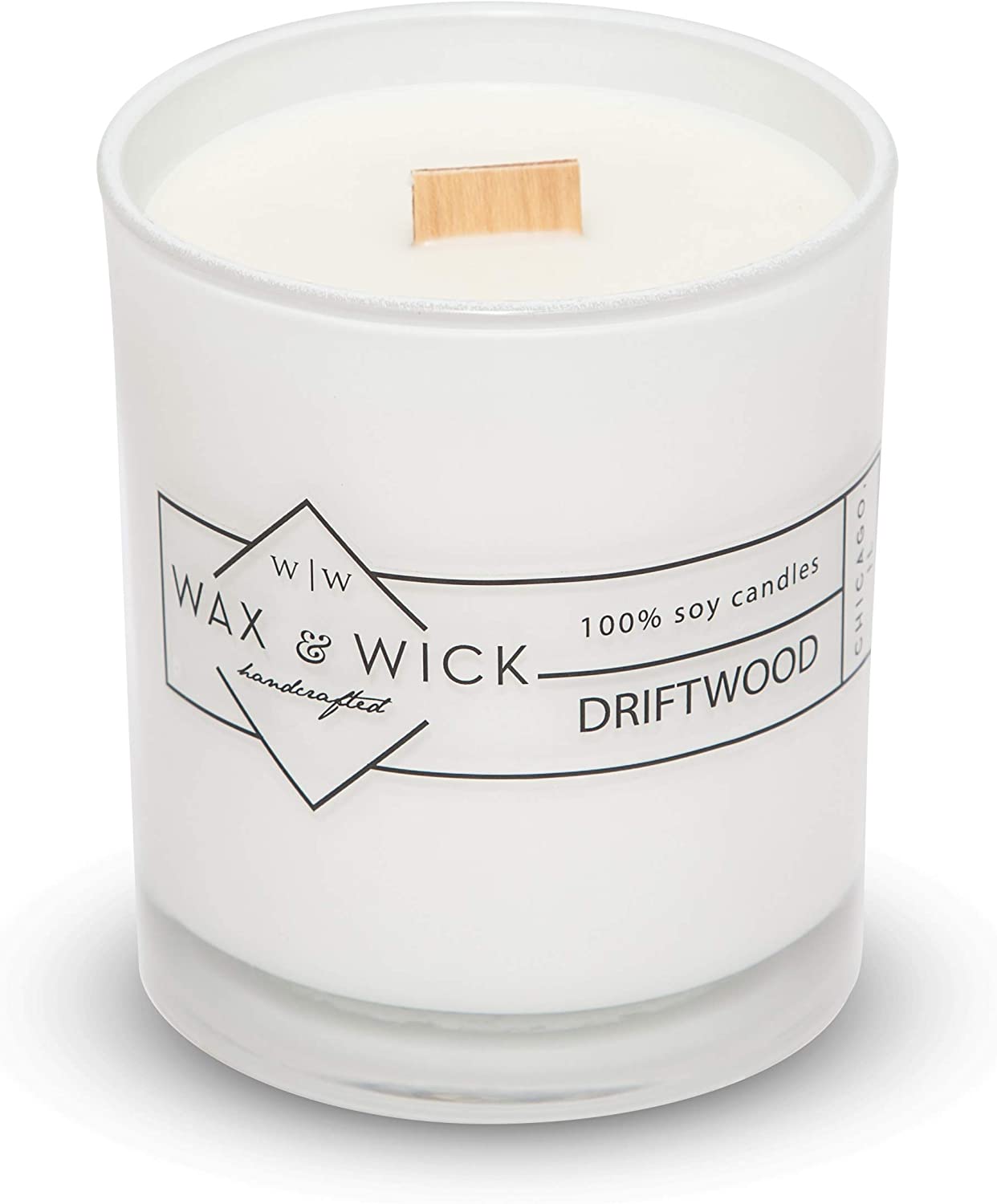 Scented Soy Candle: 100% Pure Soy Wax with Wood Double Wick