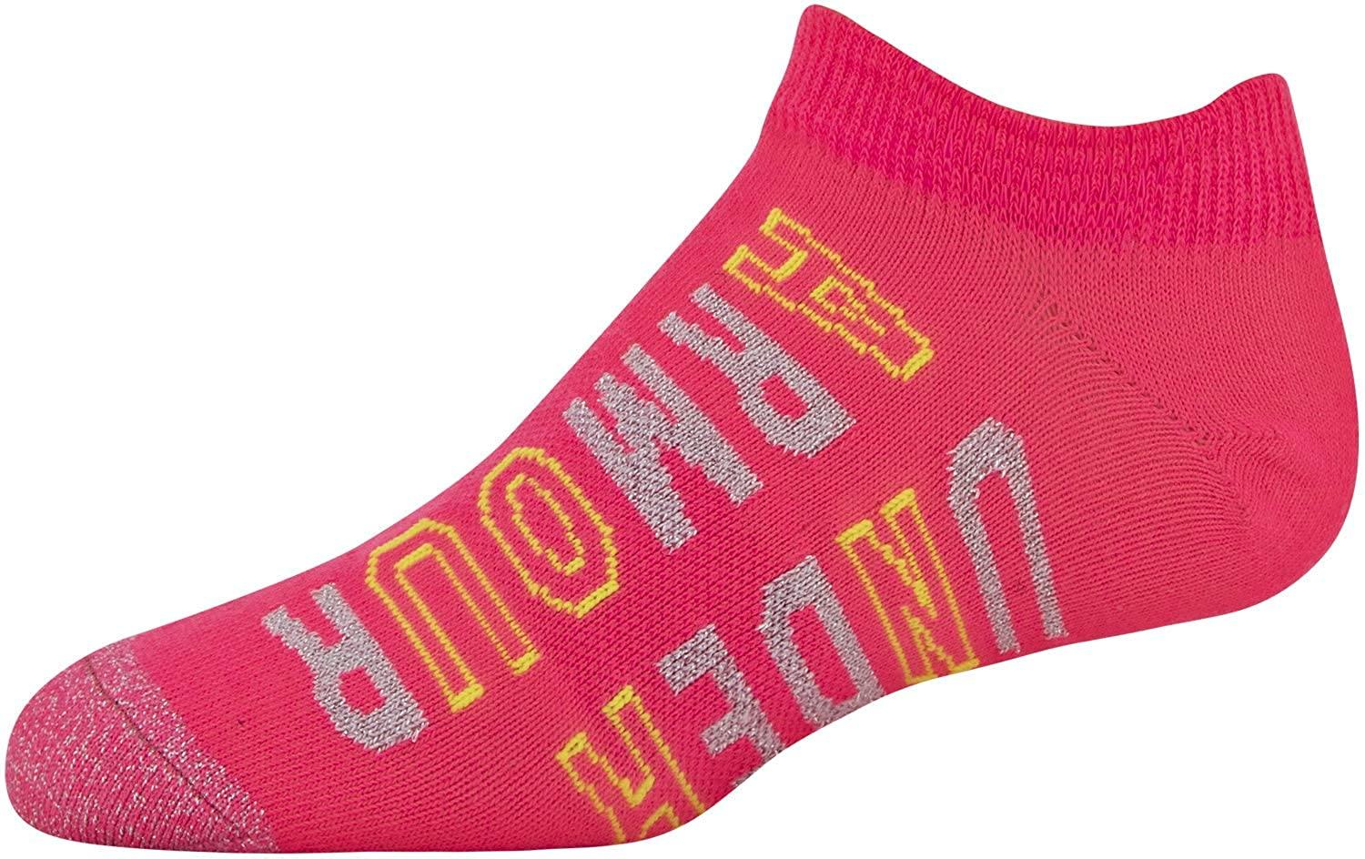 Under Armour Youth Essential 2.0 No Show Socks, 6-Pairs