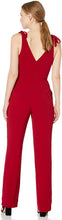 
                        
                          गैलरी व्यूवर में इमेज लोड करें, Dress the Population Women's Maira Sleeveless Plunging Dress Jumpsuit W Bows
                        
                      
