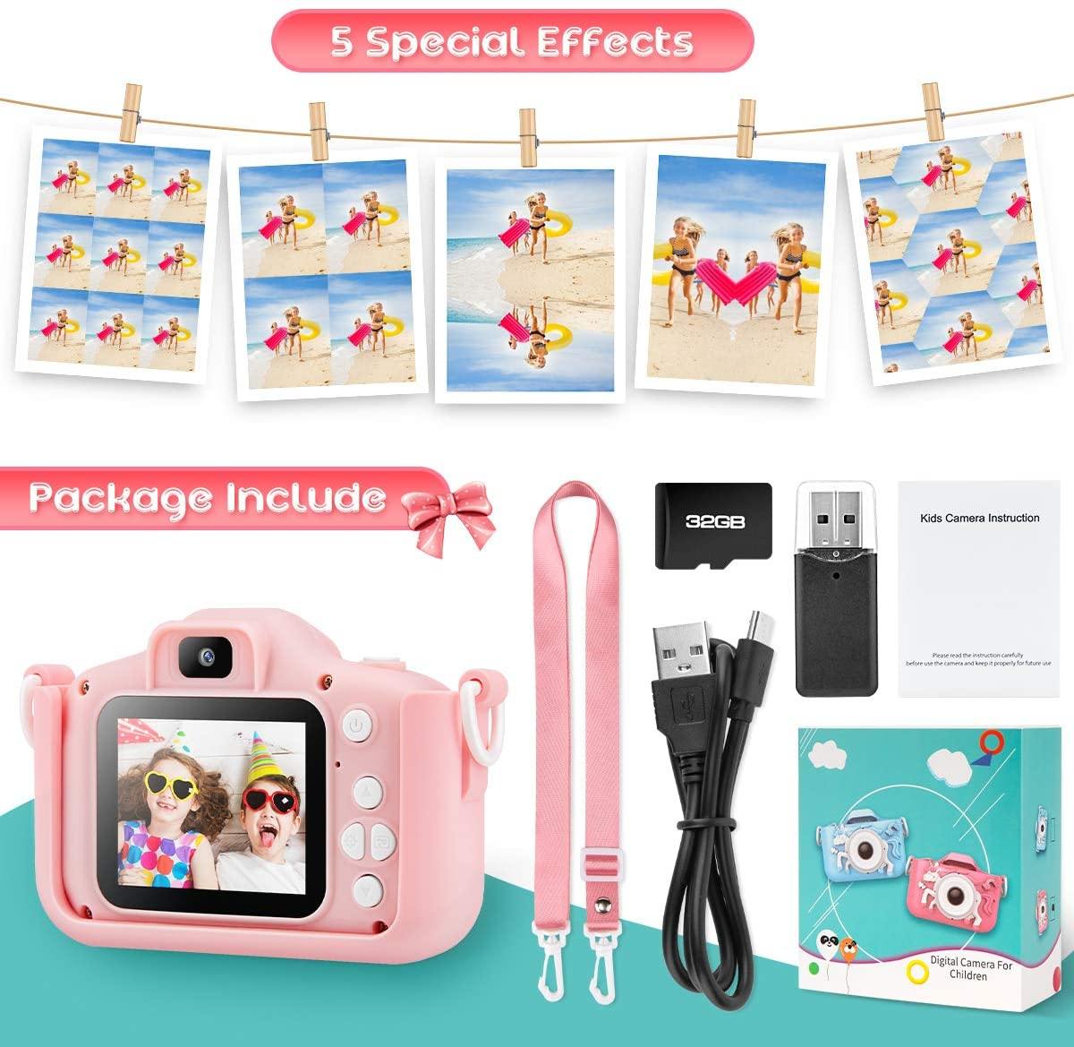 Unicorn Kids Camera for Girls Boys Toddler - JOY2ESpree