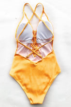 
                        
                          गैलरी व्यूवर में इमेज लोड करें, CUPSHE Women's Solid Color V Neck Lace Up One Piece Swimsuit
                        
                      