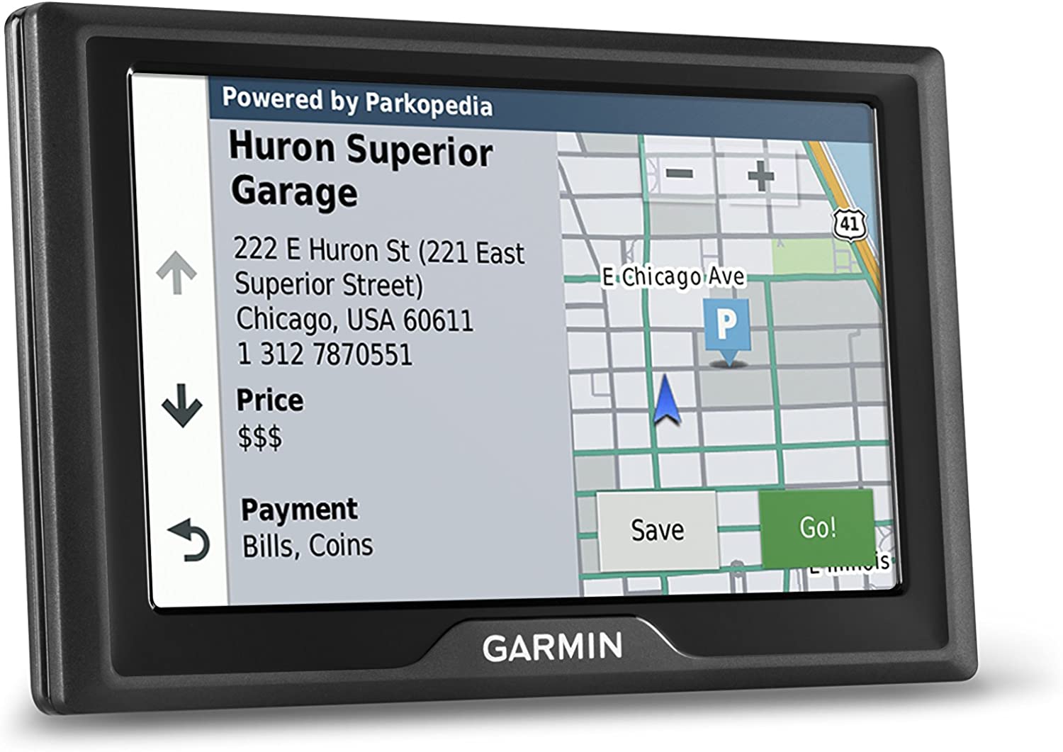 Garmin Drive 61 USA LM GPS Navigator System with Lifetime Maps, Spoken Turn-By-Turn Directions