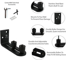 
                        
                          Cargar imagen en el visor de la galería, New Improved Design!!! Barn Door Floor Guide | Smooth AS Butter Bearings!!!
                        
                      