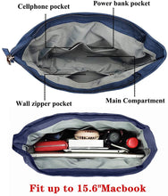 
                        
                          將圖片載入圖庫檢視器 Canvas Tote Bag Waterproof Nylon Multi Pocket Shoulder Bags Laptop Work Bag Teacher Purse and Handbags for Women &amp; Men
                        
                      