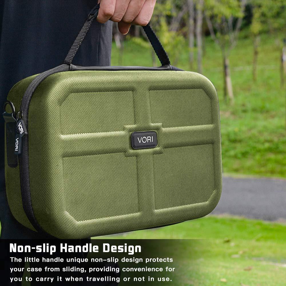 Carrying Case for Nintendo Switch, VORI Travel Games Storage Bag for Nintendo Switch Console & Accessories, Army Green - JOY2ESpree