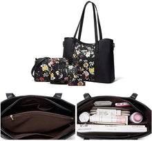 
                        
                          Load image into Gallery viewer, Women Fashion Handbags Wallet Tote Bag Shoulder Bag Top Handle Satchel Purse Set 4pcs
                        
                      