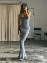 
                        
                          Muat gambar ke penampil Galeri, AnotherChill Women's Casual Lounge Slip Long Dress Sexy Sleeveless Backless Bodycon Maxi Dresses 2022 Spring Slim Elegant
                        
                      