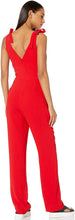 
                        
                          गैलरी व्यूवर में इमेज लोड करें, Dress the Population Women's Maira Sleeveless Plunging Dress Jumpsuit W Bows
                        
                      