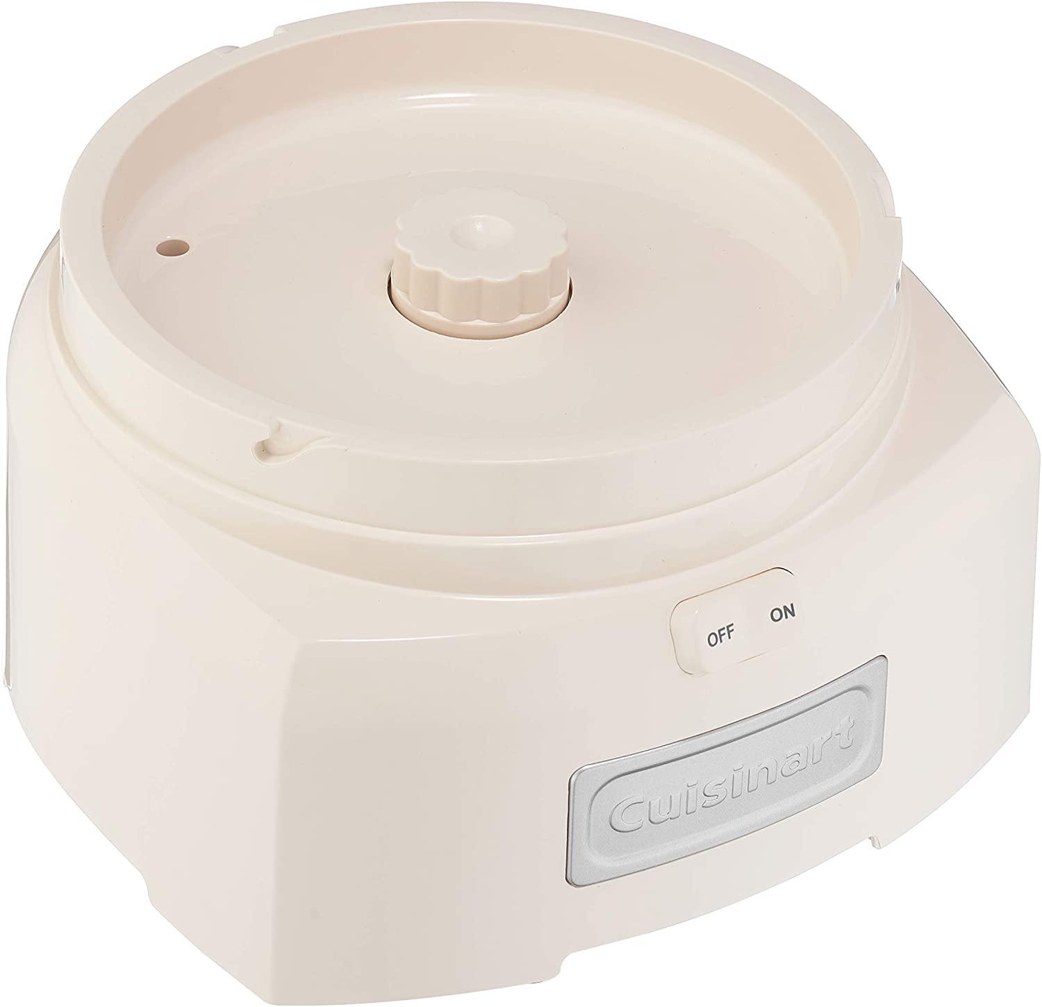 Cuisinart ICE21R Frozen Yogurt Automatic Ice Cream and Sorbet Maker,120 V, Thermoplastic, 1-1/2 qt, Red - JOY2ESpree