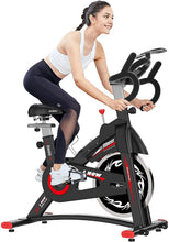 
                        
                          Muat gambar ke penampil Galeri, pooboo Indoor Cycling Bike Stationary - Exercise Bike with Comfortable Seat Cushion, iPad Holder &amp; LCD Monitor - JOY2ESpree
                        
                      