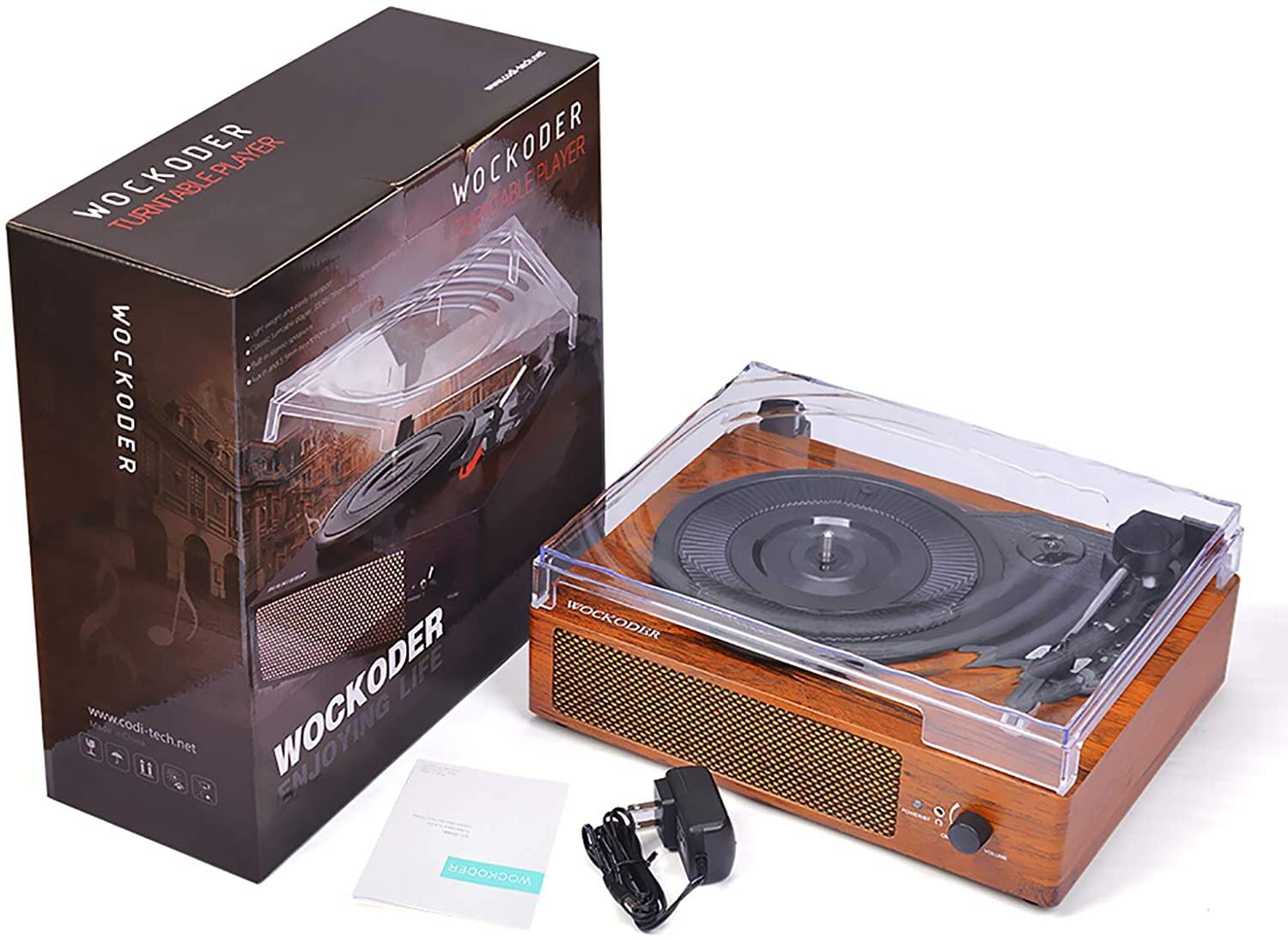 Vinyl Record Player with Speakers Wireless Turntables - JOY2ESpree