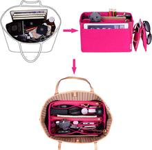 
                        
                          Load image into Gallery viewer, Purse Organizer, Purse Organizer Insert With 2 Metal Zipper, Bag Organizer With RFID Blocking Pocket Purse Organizer insert
                        
                      