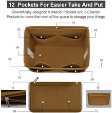 
                        
                          画像をギャラリービューアに読み込む, Purse Organizer Insert, Handbag &amp; Tote Organizer, Bag in Bag, Perfect for Speedy Neverfull and More
                        
                      