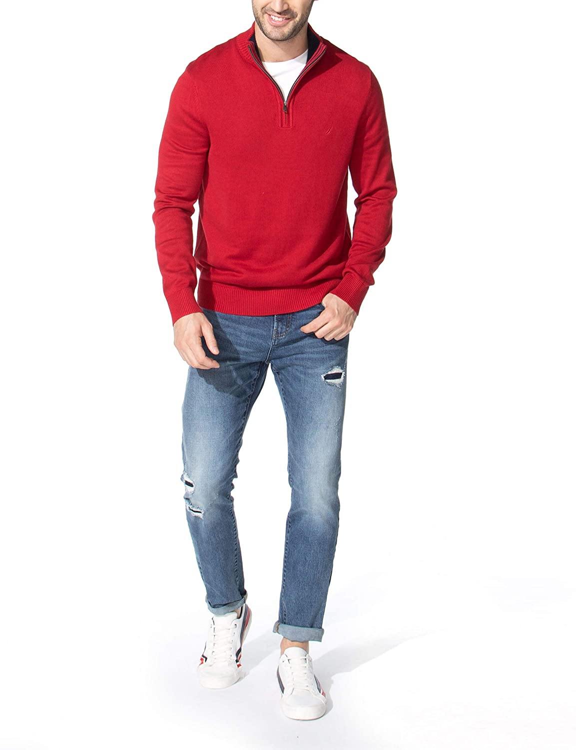 Nautica Men's Quarter-Zip Sweater - JOY2ESpree