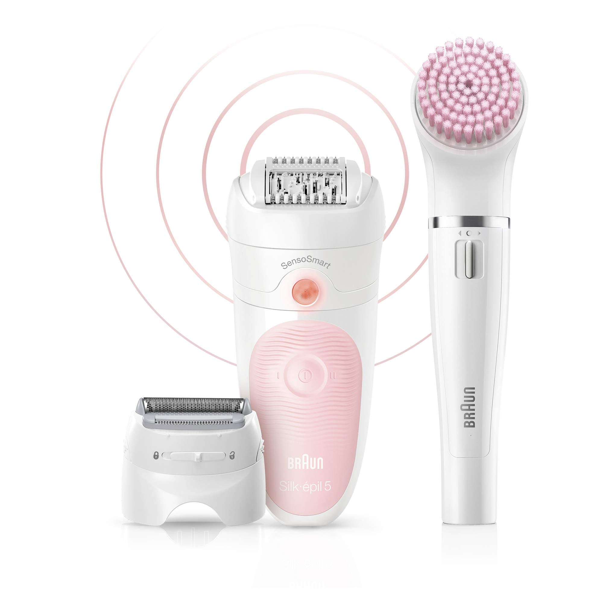 Braun Epilator Silk-épil 5 5-895, Hair Removal for Women, Shaver and Trimmer