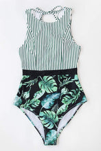 
                        
                          將圖片載入圖庫檢視器 CUPSHE Women's Striped Leafy One Piece Swimsuit
                        
                      