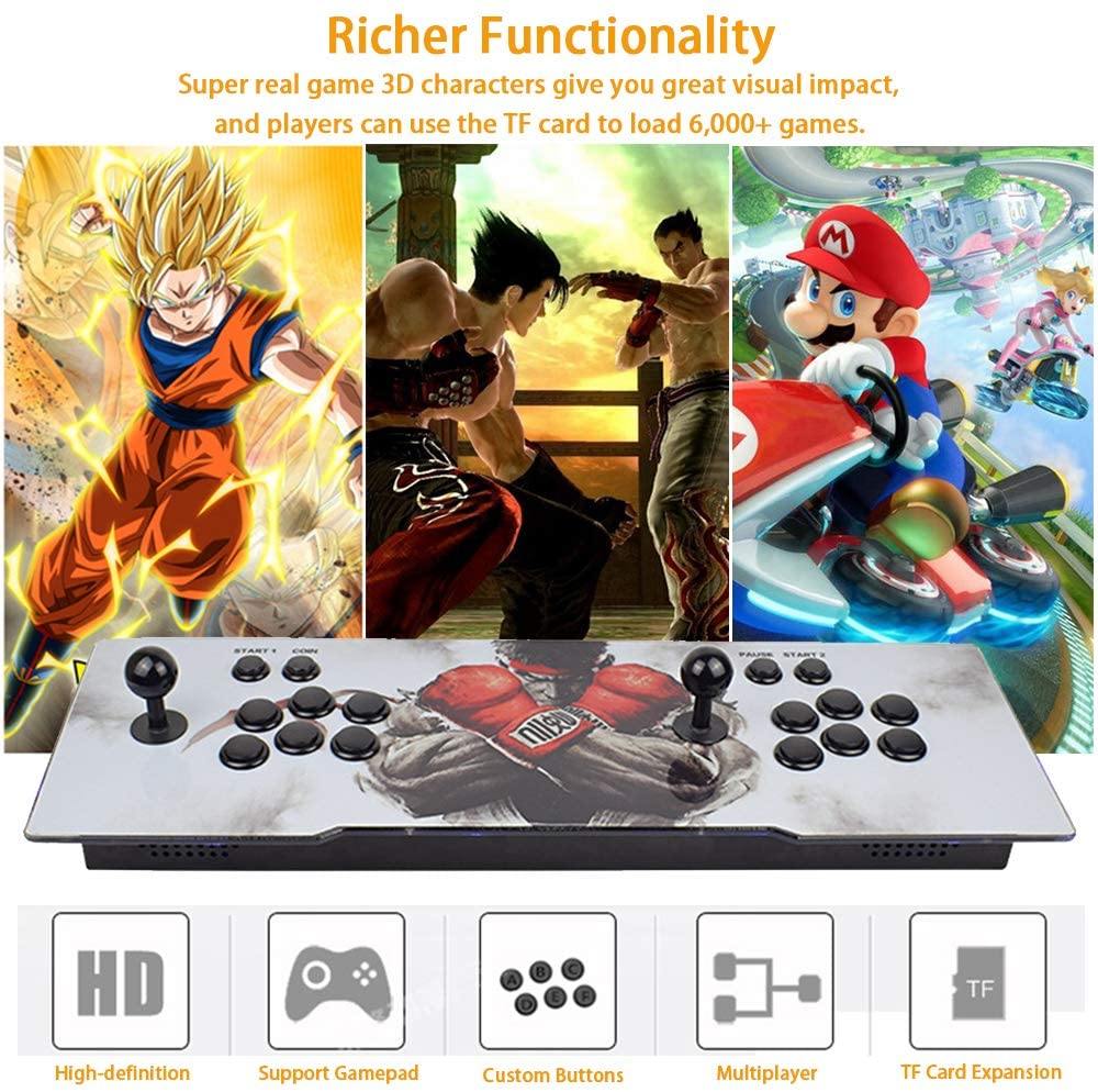 MOSTOP 3D & 2D Arcade Video Game Console 2680 Games in 1 Pandora's Box 180 3D Games 1080P HD 2 Players Arcade Machine - JOY2ESpree