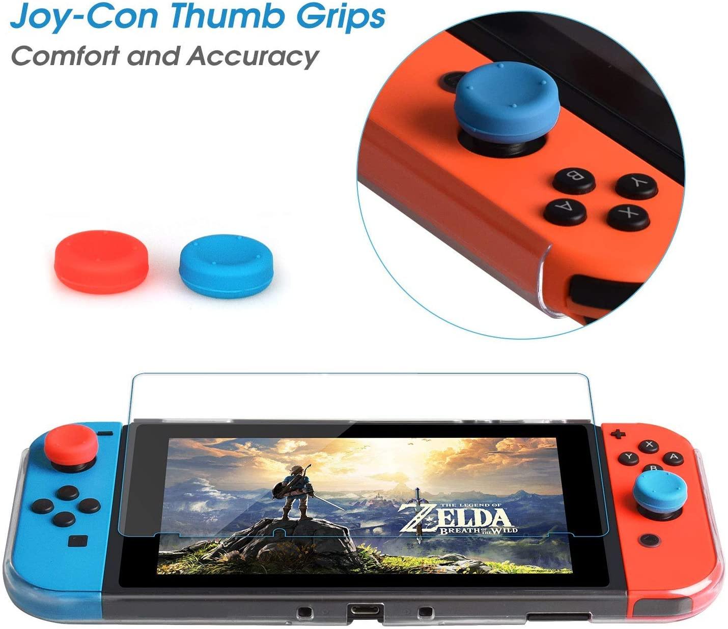 AISITIN Compatible with Nintendo Switch Case Dockable Clear Protective Case Cover - JOY2ESpree