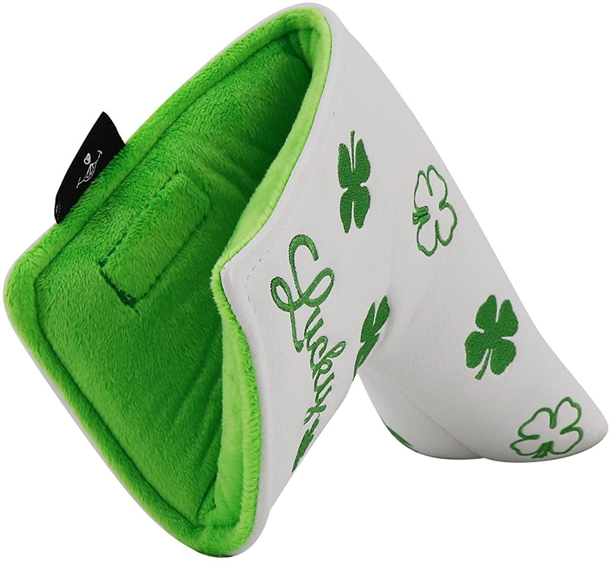 Big Teeth Golf Blade Putter Cover Headcover Club Protector Magnetic Bar Closure for Scotty Cameron Taylormade Odyssey - JOY2ESpree