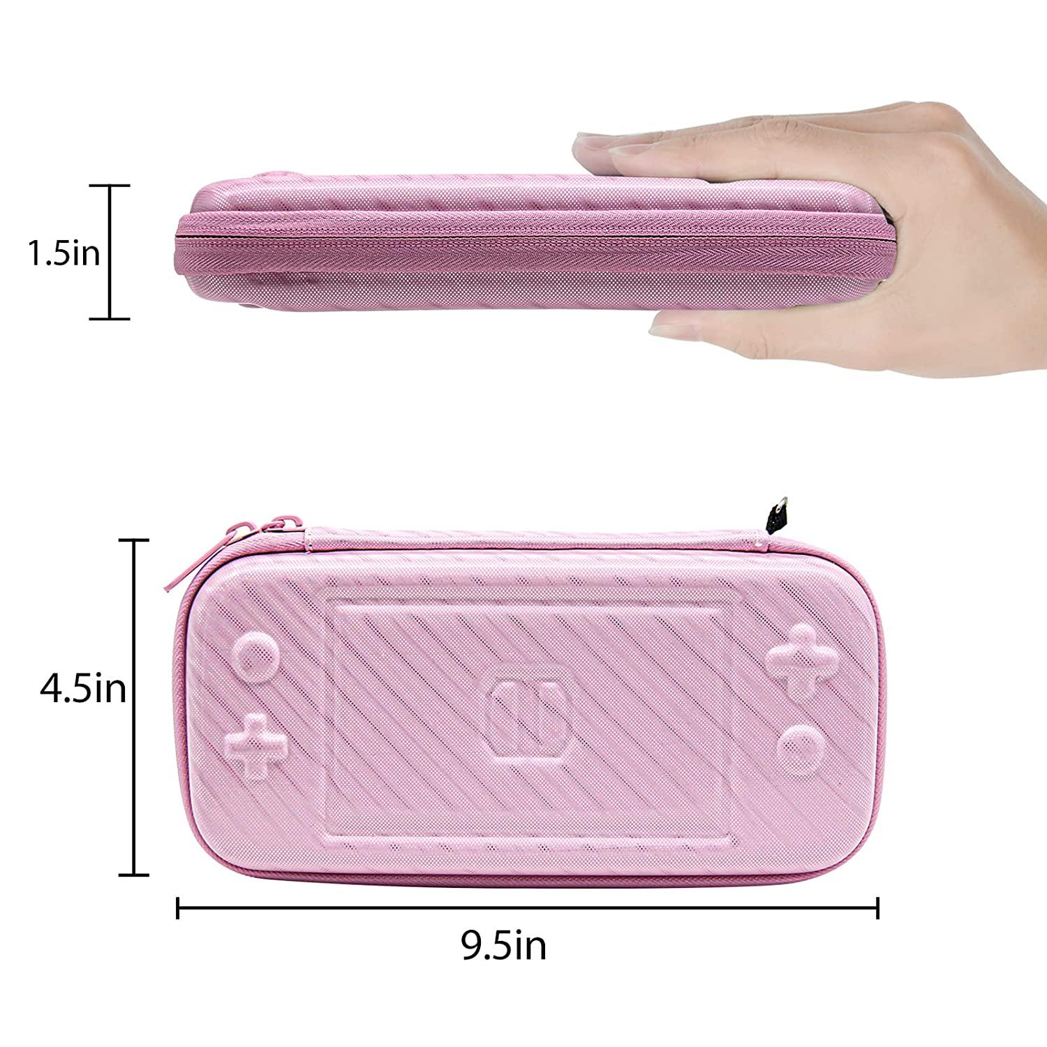CoBak Carrying Case for Nintendo Switch Lite - with 1 Screen Protector, 1 Grip Case and 4 Thumb Grip Caps. - JOY2ESpree