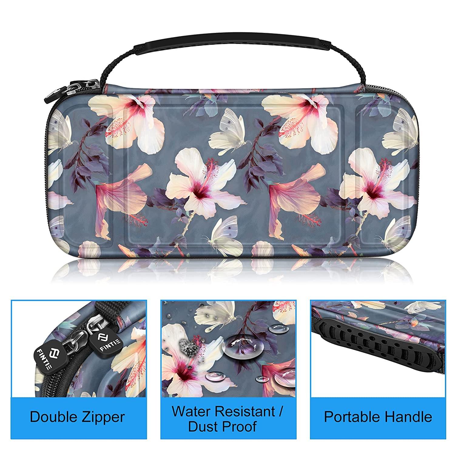 Fintie Carry Case for Nintendo Switch Lite 2019 - [Shockproof] Hard Shell Protective Cover Bag with 15 Game Card/2 Micro SD Card Slots - JOY2ESpree