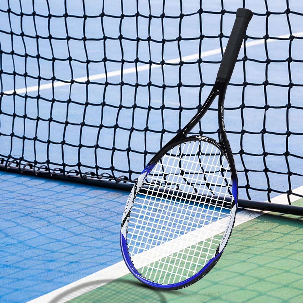 Fostoy Adult Recreational Tennis Racket, 27 inch Tennis Racquet with Carry Bag, Professional Tennis Racket, Good Control Grip, Vibration Dampe - JOY2ESpree