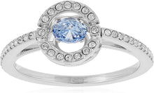 
                        
                          Load image into Gallery viewer, SWAROVSKI Women's Sparkling Dance Ring Collection, Rhodium Finish, Clear Crystals - JOY2ESpree
                        
                      