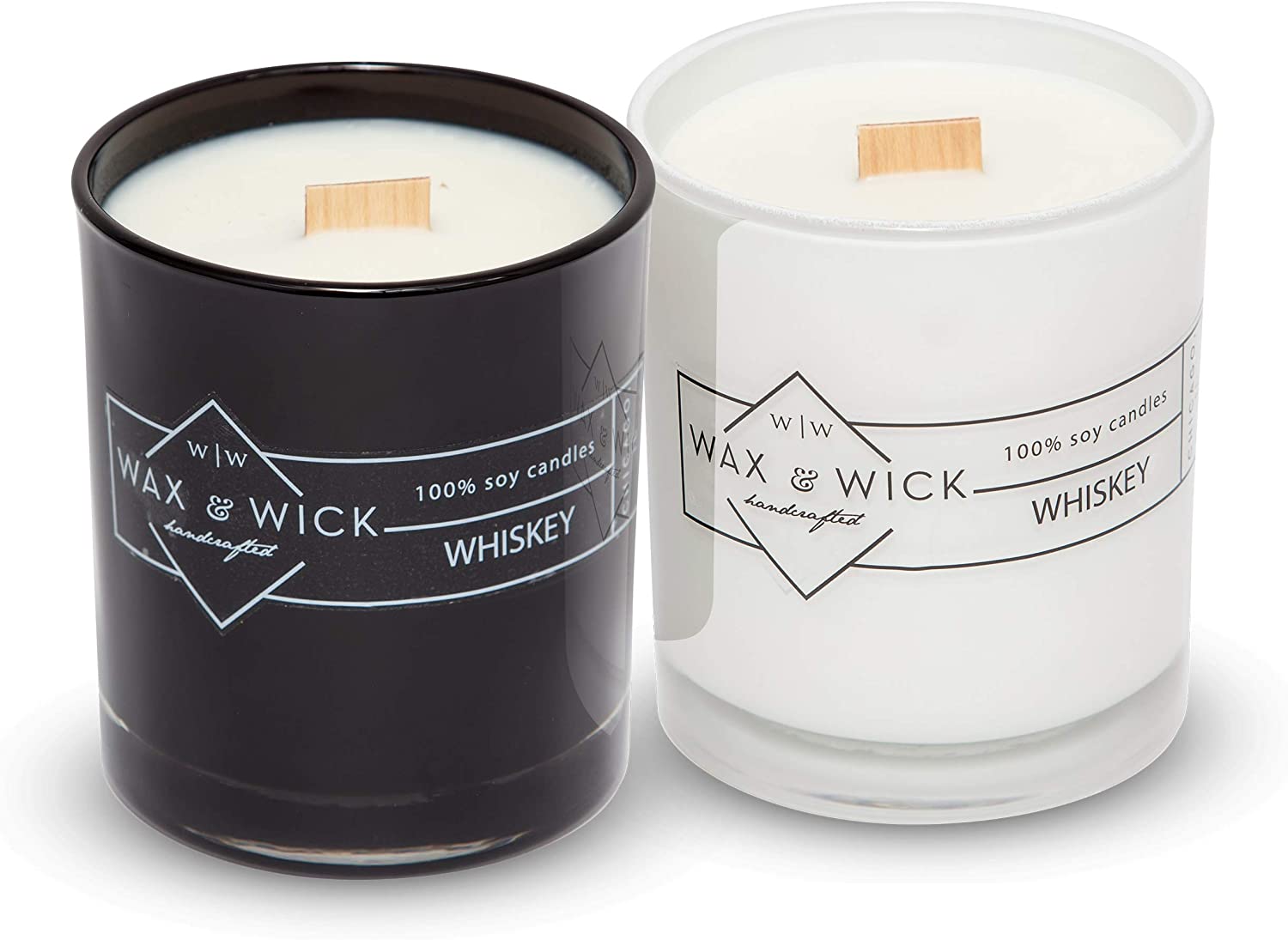 Scented Soy Candle: 100% Pure Soy Wax with Wood Double Wick