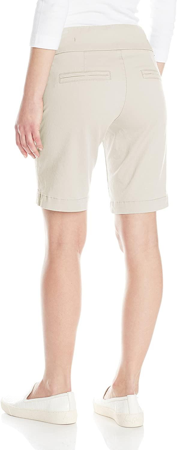 Jag Jeans Women's Petite Ainsley Pull On Twill Bermuda