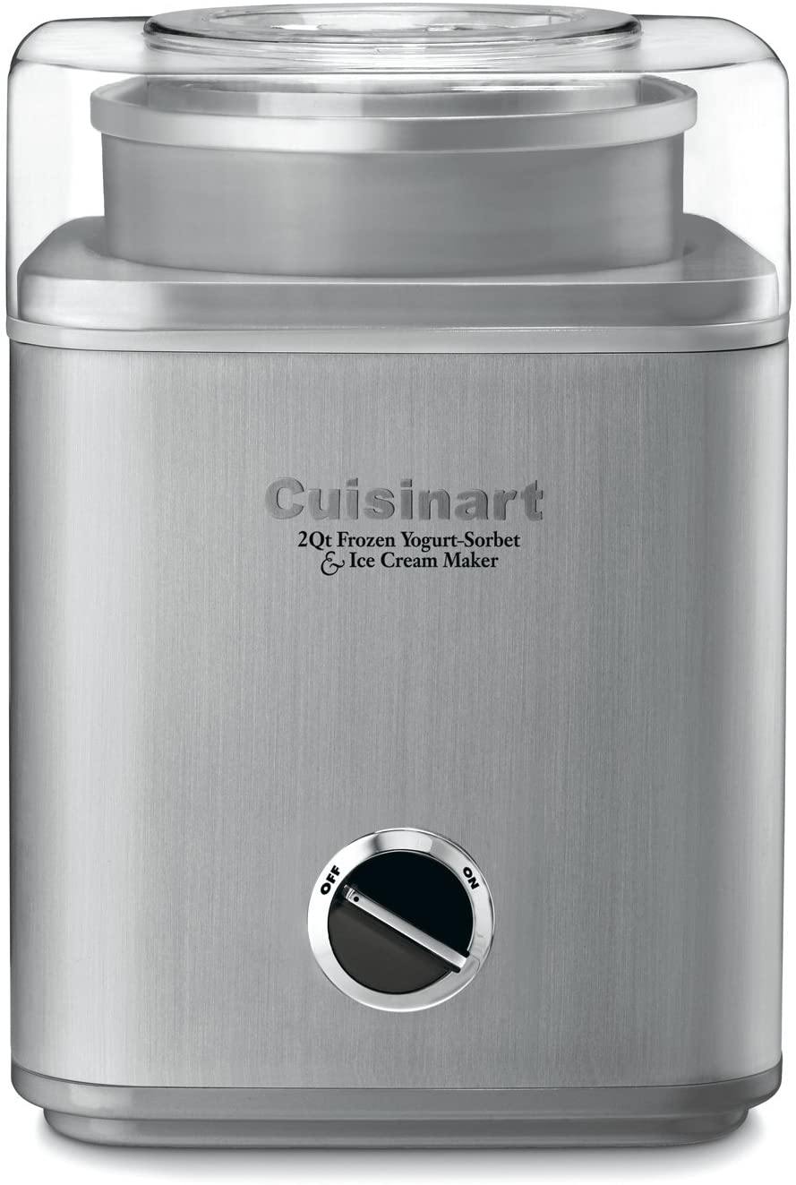 Cuisinart ICE-30BC Pure Indulgence 2-Quart Automatic Frozen Yogurt, Sorbet, and Ice Cream Maker - Silver (ICE-30BCP1) - JOY2ESpree