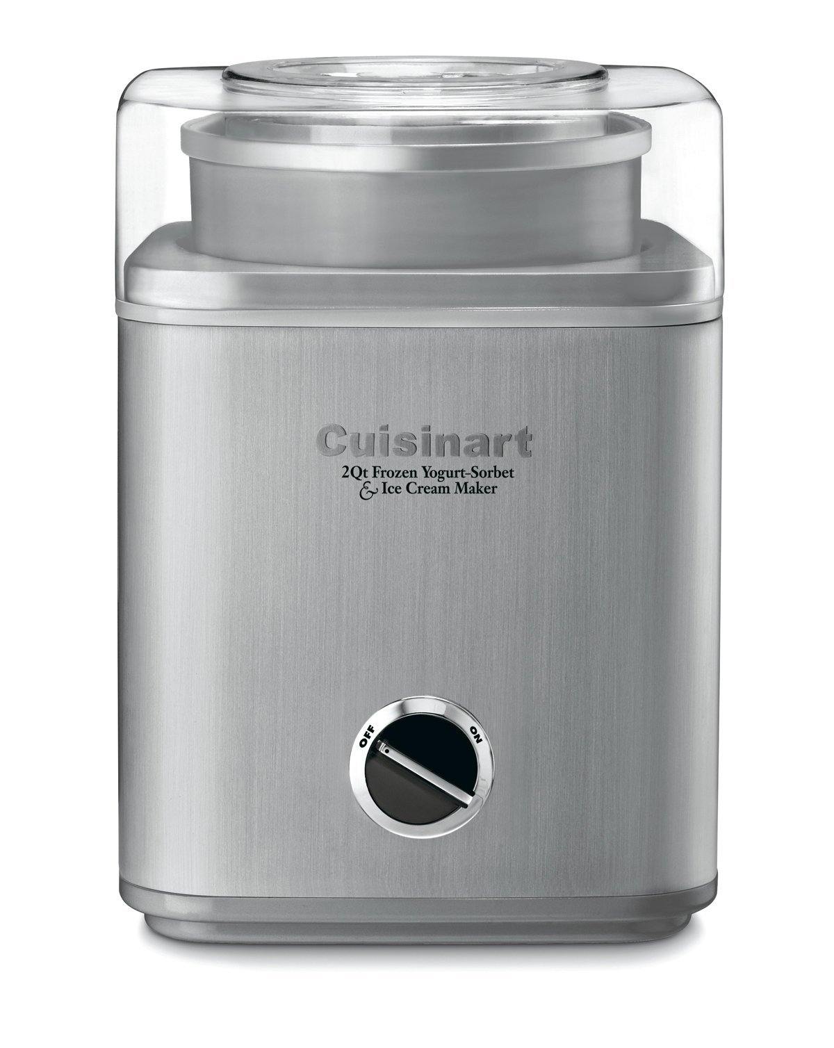 Cuisinart ICE-30BC Pure Indulgence 2-Quart Automatic Frozen Yogurt, Sorbet, and Ice Cream Maker - Silver (ICE-30BCP1) - JOY2ESpree