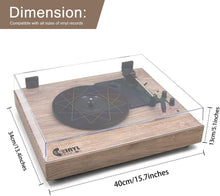 
                        
                          Muat gambar ke penampil Galeri, Retro Record Player for 33/45/78 RPM Vinyl Records,Bluetooth Belt-Drive Turntable - JOY2ESpree
                        
                      