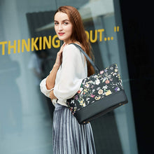 
                        
                          Load image into Gallery viewer, Women Fashion Handbags Wallet Tote Bag Shoulder Bag Top Handle Satchel Purse Set 4pcs
                        
                      