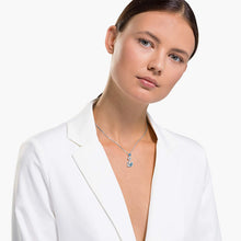 
                        
                          Load image into Gallery viewer, Swarovski Women's Dazzling Swan Necklace, Blue Crystals, Pink Crystals - JOY2ESpree
                        
                      