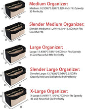 
                        
                          Cargar imagen en el visor de la galería, Felt Purse Bag Organizer Insert with zipper Bag Tote Shaper Fit Speedy Neverfull MM GM
                        
                      