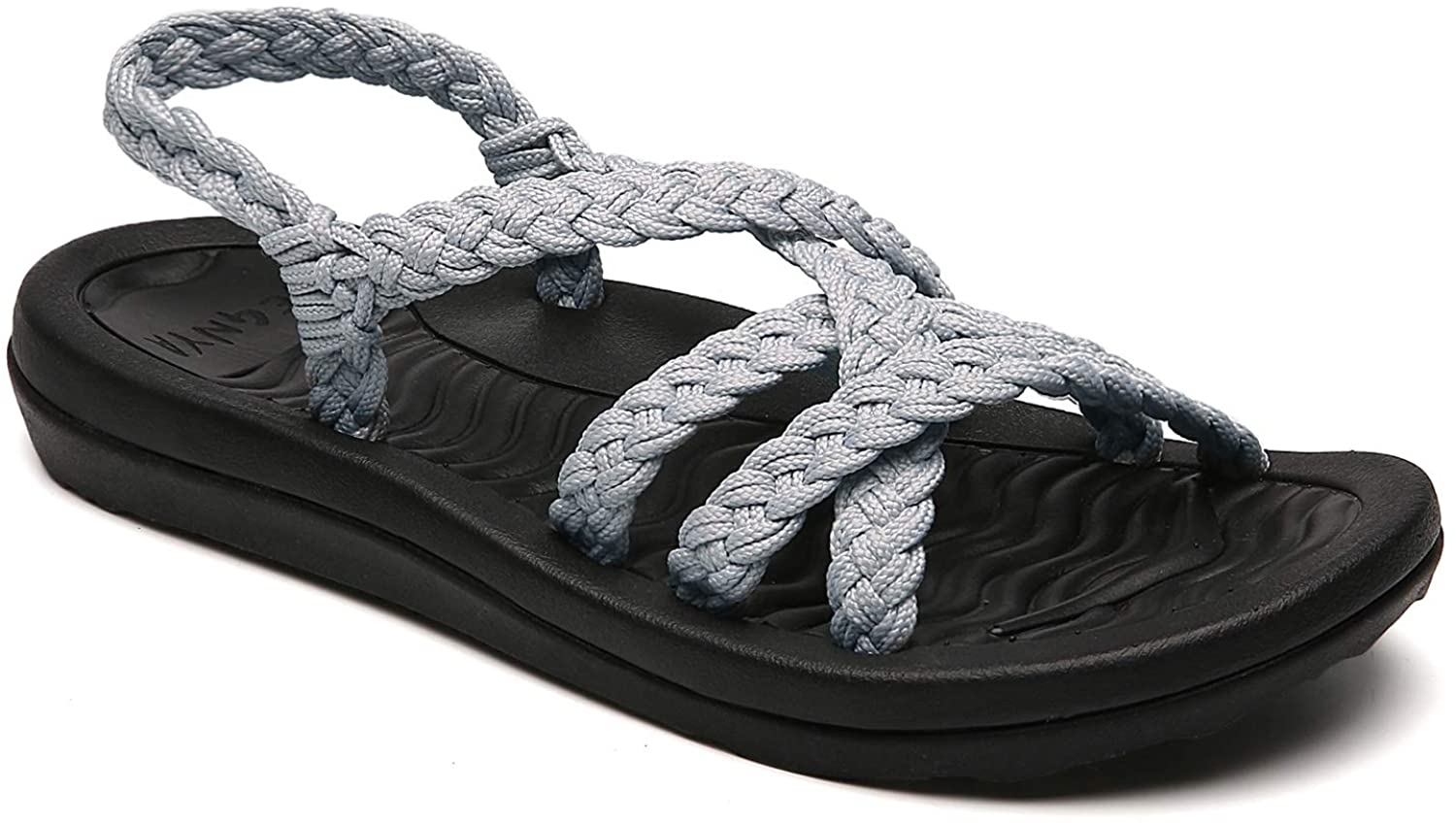 MEGNYA Women's Comfortable Walking Sandals with Arch Support Waterproof for Walking/Hiking/Travel/Wedding/Water Spot/Beach