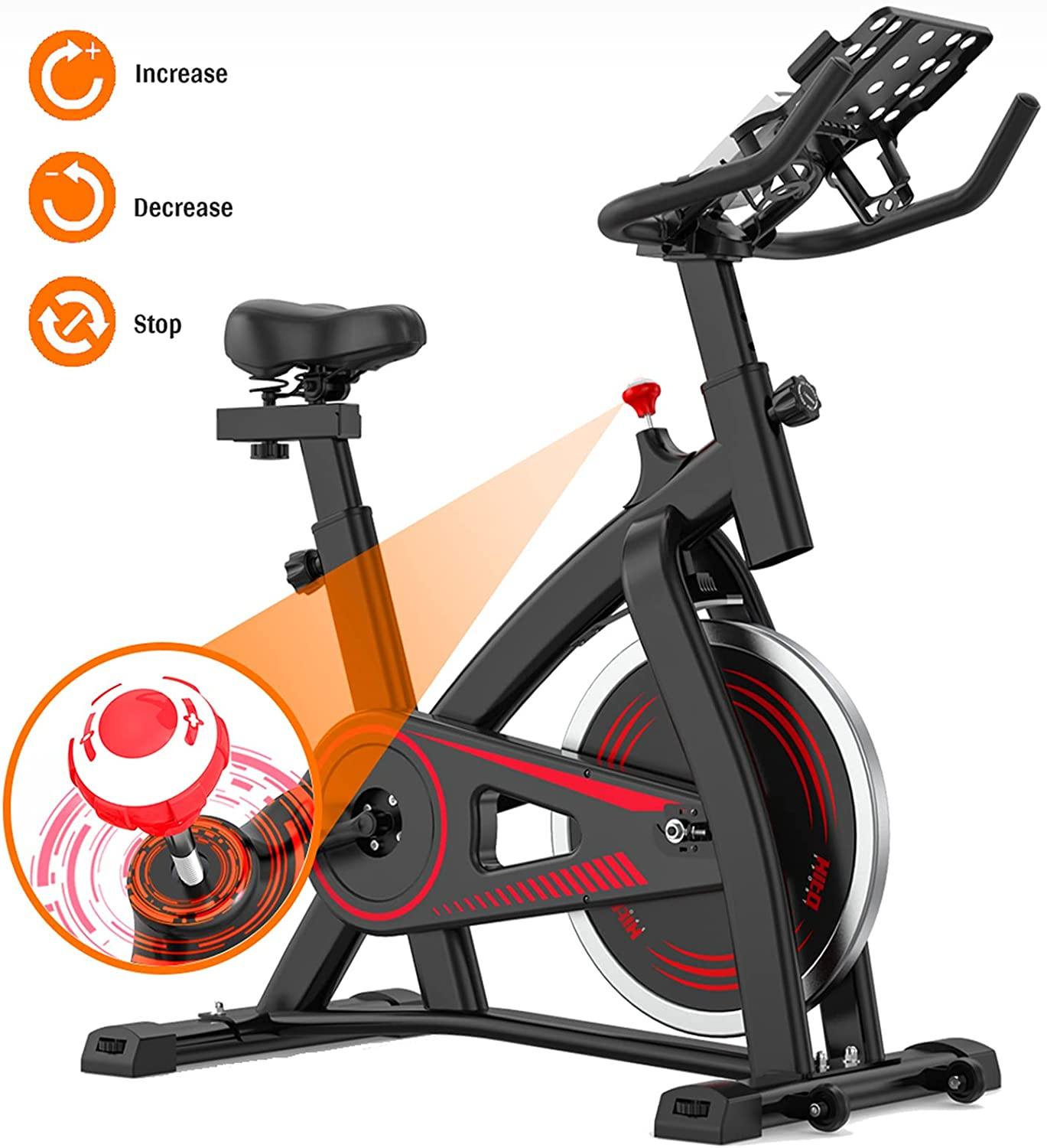 Hitosport Indoor Cycling Bike Stationary, Exercise Bike for Home with LCD Monitor for Home Gym Cardio Workout Bike - JOY2ESpree