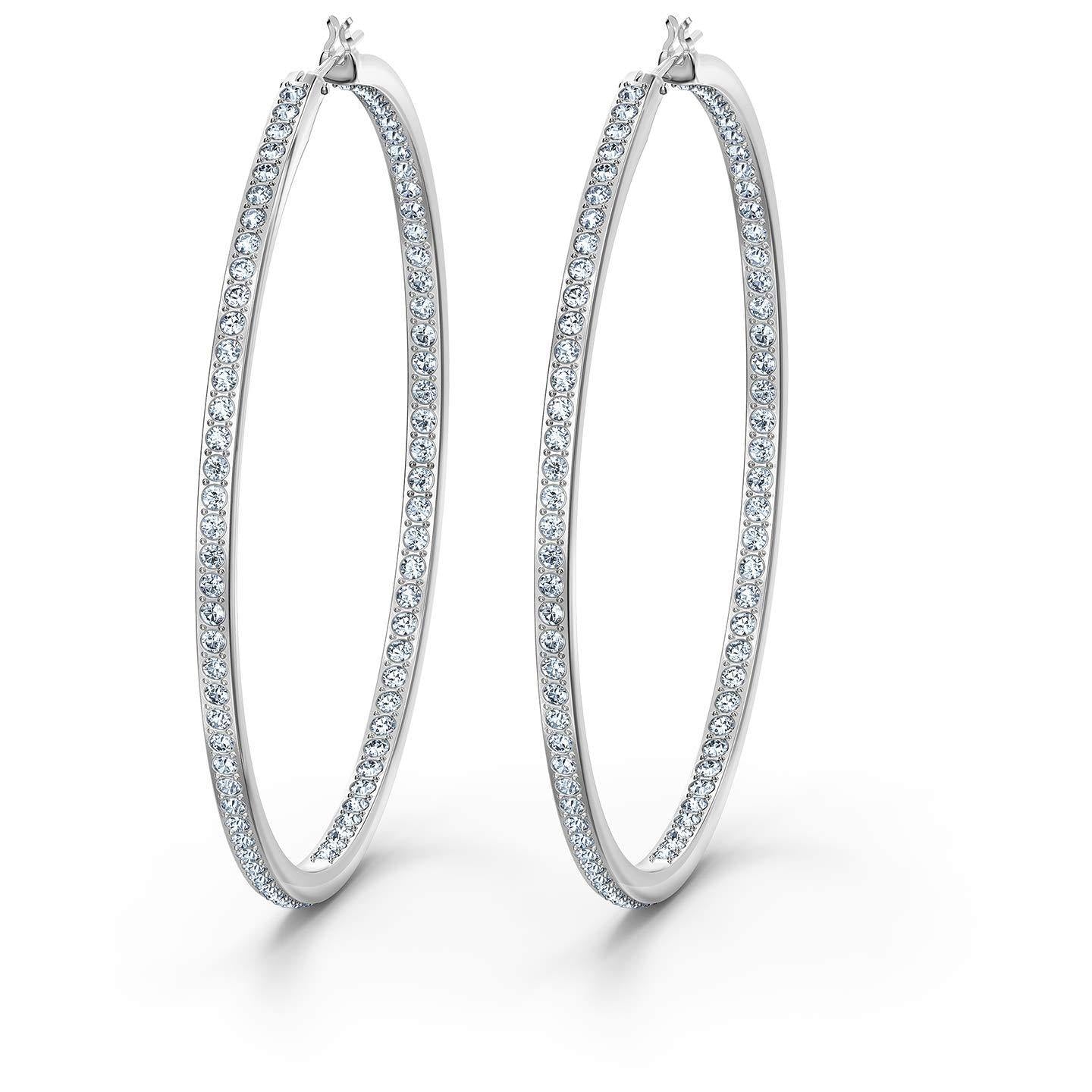 Swarovski Rare Hoop Pierced Earrings - JOY2ESpree