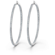 
                        
                          Muat gambar ke penampil Galeri, Swarovski Rare Hoop Pierced Earrings - JOY2ESpree
                        
                      