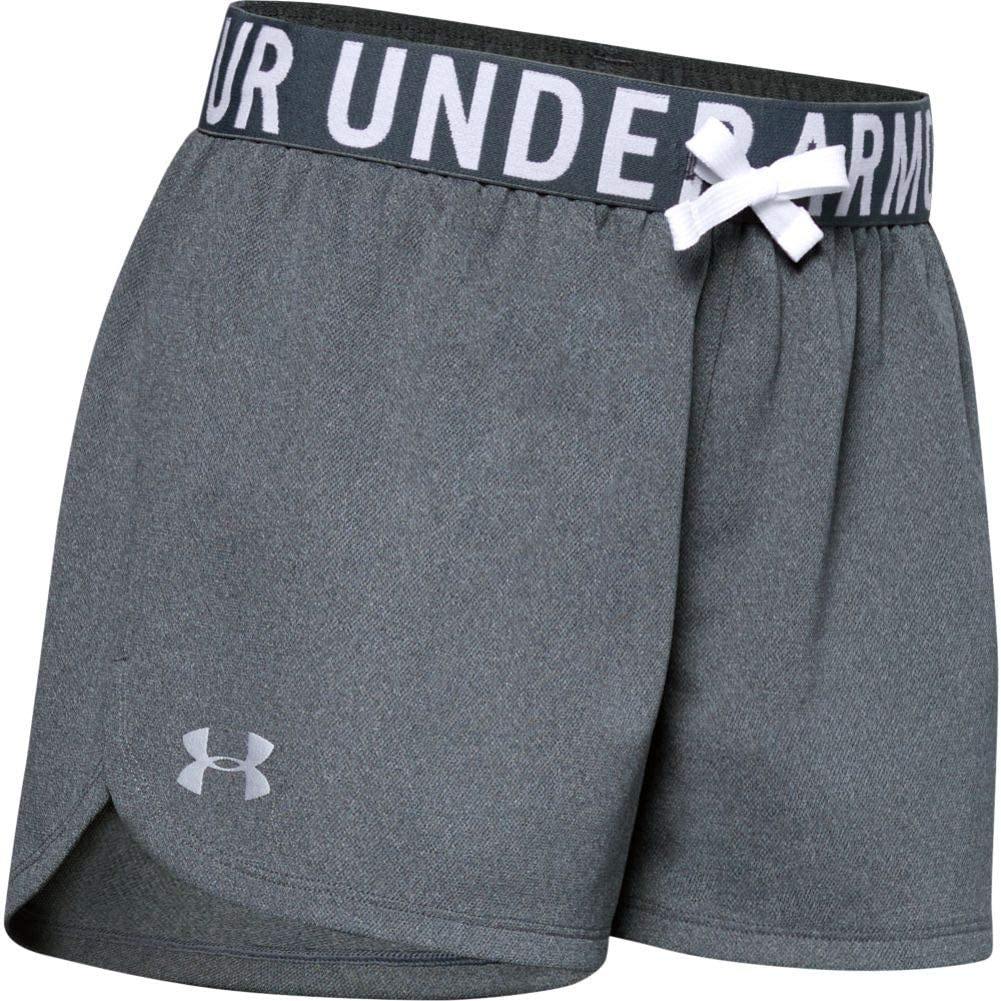 Under Armour Girls' Play Up Solid Workout Gym Shorts