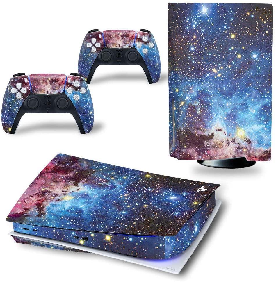 PS5 Console and Controllers Skin for Playstation 5 Disk Version - JOY2ESpree
