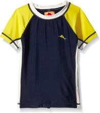 
                        
                          画像をギャラリービューアに読み込む, Tommy Bahama Boys' Color Block Short Sleeve Swim Rashguard
                        
                      