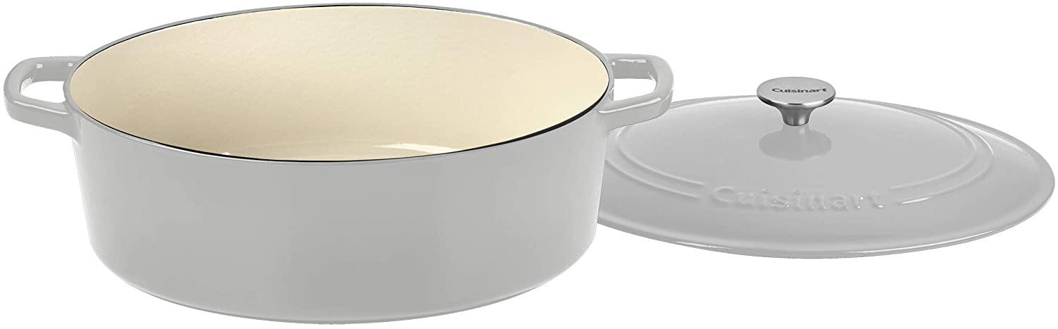 Cuisinart Cast Iron Casserole, Terracotta Orange, 7-Quart - JOY2ESpree