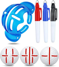 
                        
                          गैलरी व्यूवर में इमेज लोड करें, FINGER TEN Golf Ball Marker Line Drawing Tool 4 Color Value Pack Template Liner Stencil Putt Alignment - JOY2ESpree
                        
                      