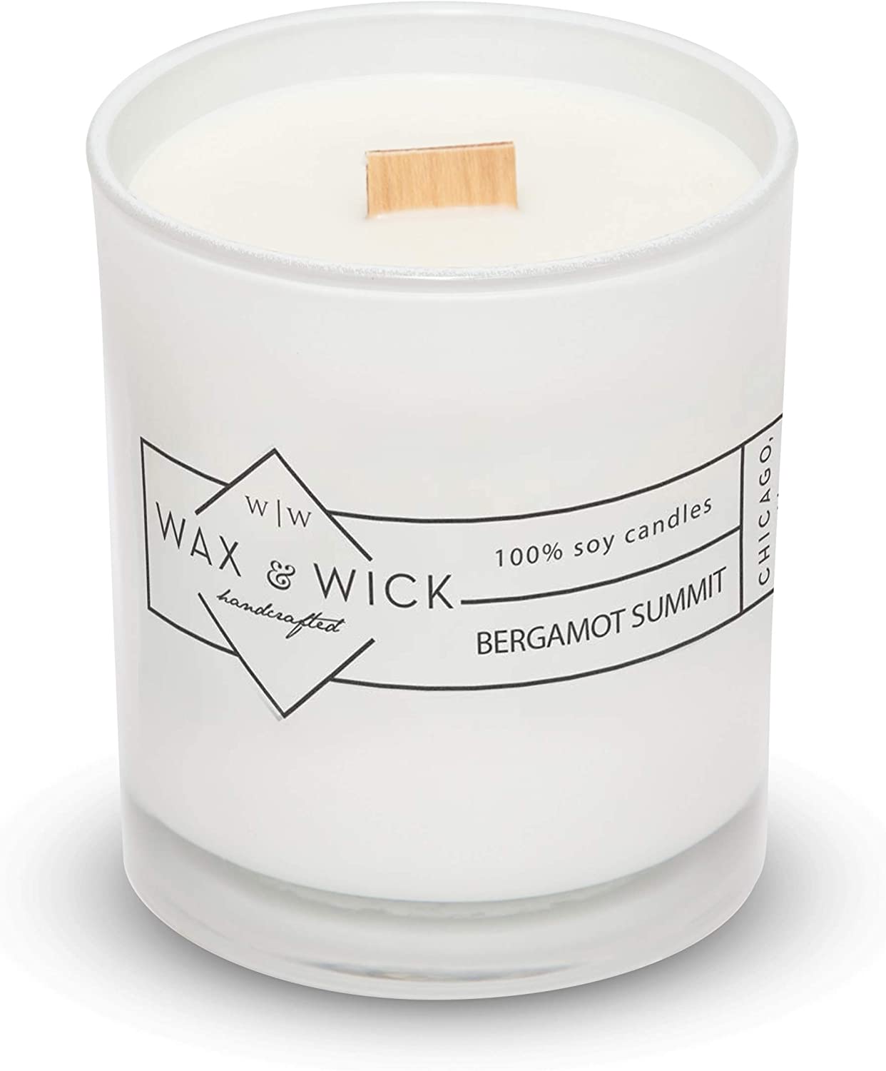 Scented Soy Candle: 100% Pure Soy Wax with Wood Double Wick