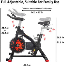 
                        
                          將圖片載入圖庫檢視器 VIGBODY Exercise Bike Indoor Cycling Bike Adjustable Stationary Bicycle - JOY2ESpree
                        
                      