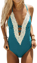 
                        
                          Muat gambar ke penampil Galeri, CUPSHE Fashion Women's Ladies Vintage Lace Bikini Sets Beach Swimwear Bathing Suit
                        
                      