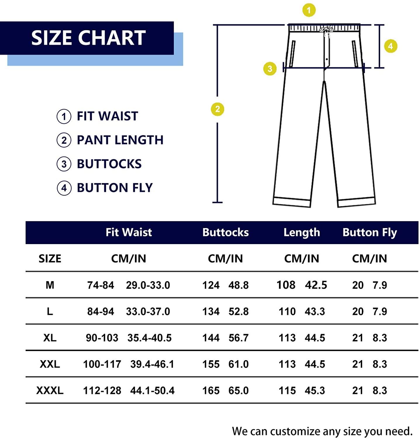 Bintangor Men's Sleep Pajama Pants 100% Cotton Knit Elastic Waistband Lounge Wear Long